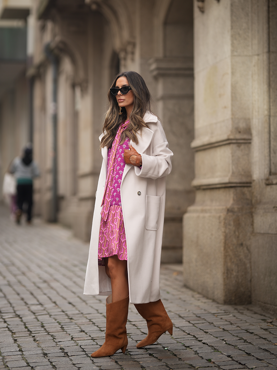 Cappotto lungo relaxed fit da donna