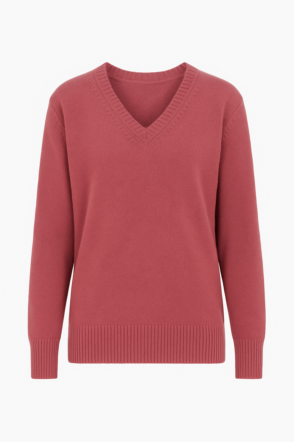 Maglione in lana con scollo a V