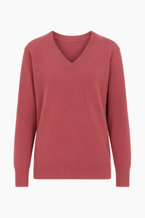 Maglione in lana con scollo a V