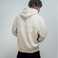 Felpa oversize con cappuccio No Bad Days Club beige