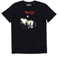 T-shirt unisex nera con stampa Thriller