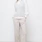 Gilet in Maglia Strutturata con Scollo a V
