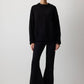 Maglione basic in maglia nero