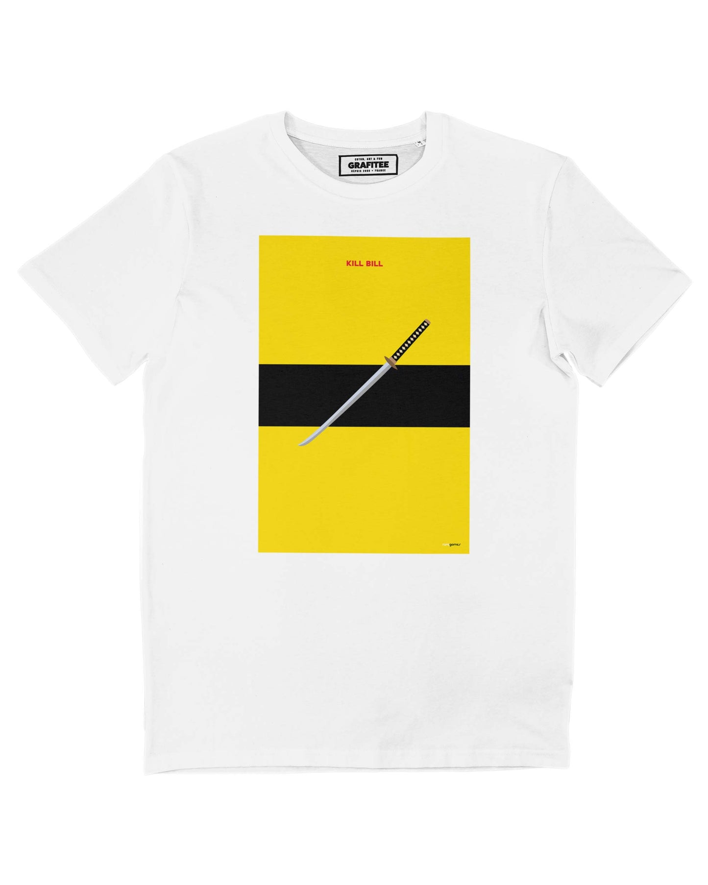 T-shirt Kill Bill con grafica katana