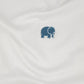 T-shirt in cotone biologico color block naturale