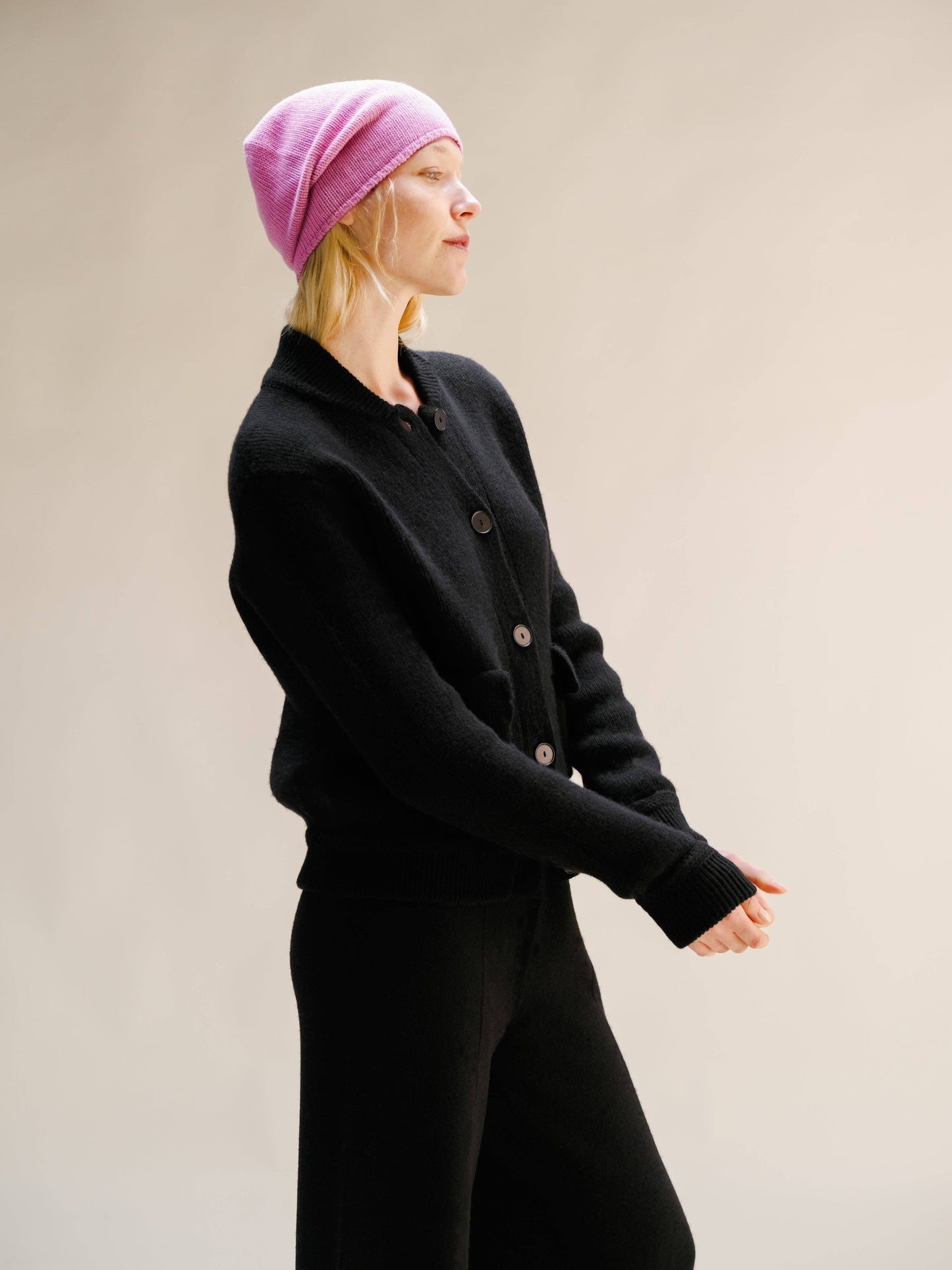 Giacca bomber in misto cashmere