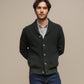 Cardigan in maglia uomo in cotone
