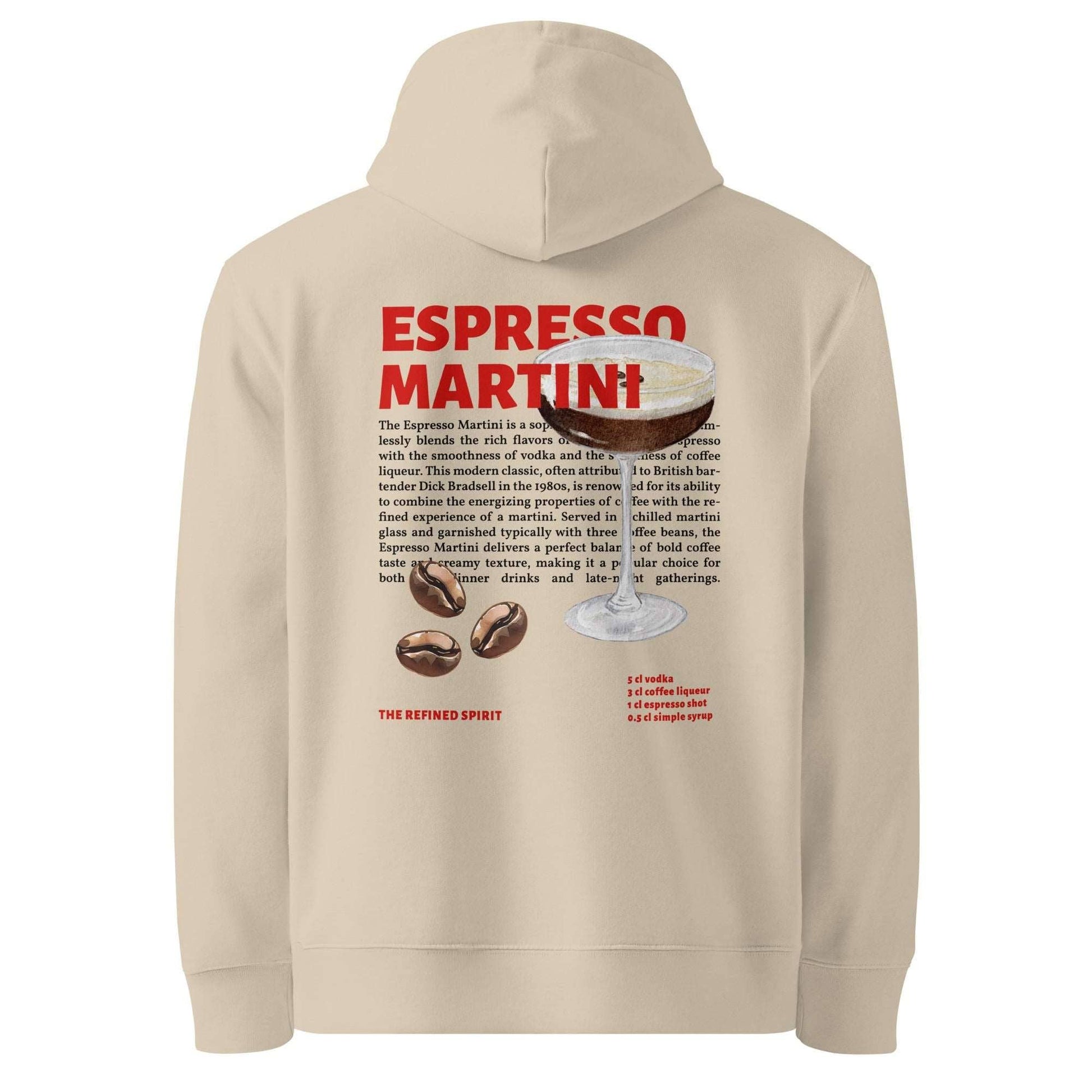 Felpa con cappuccio biologica Espresso Martini
