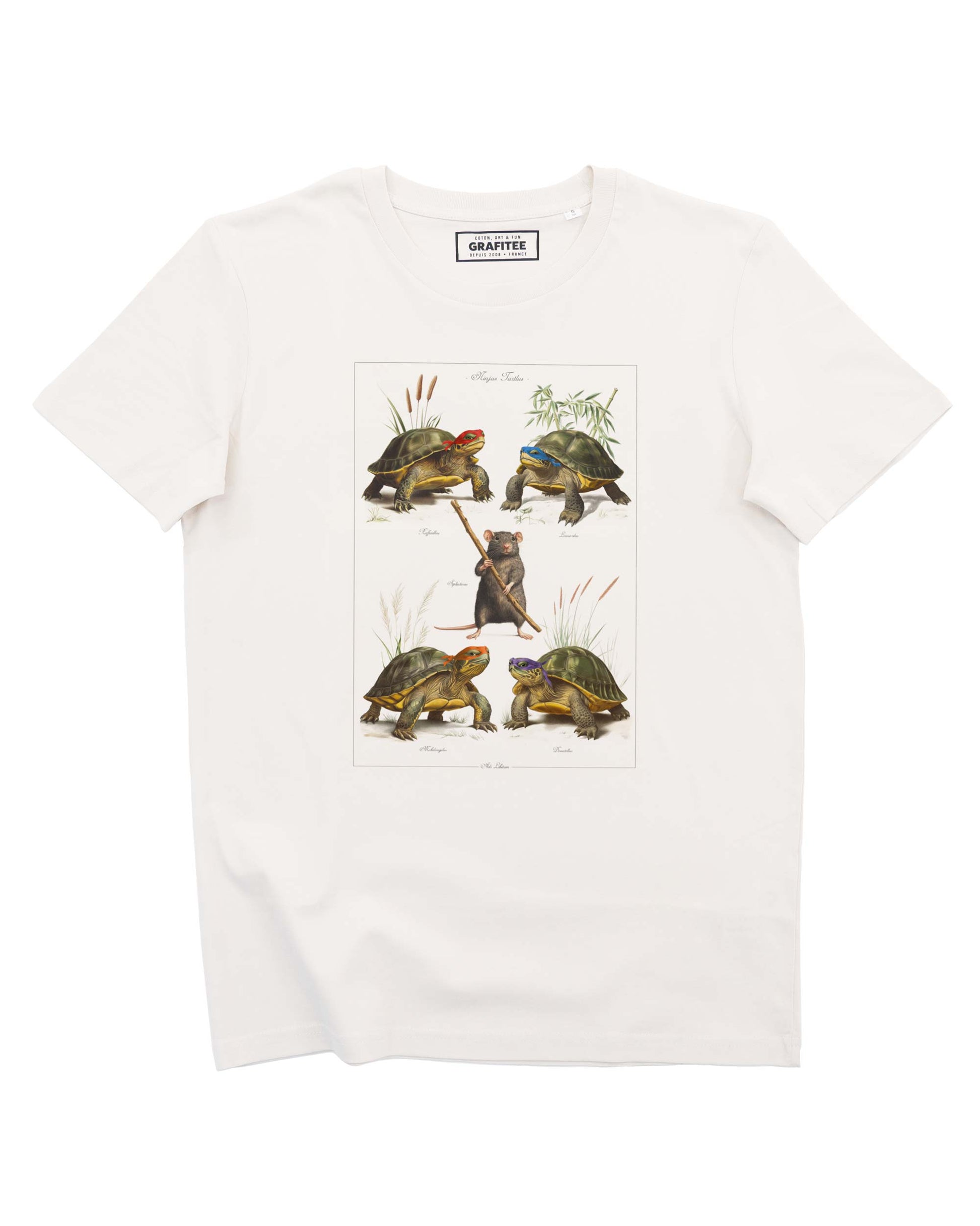 T-shirt Ninjus Turtlus in cotone biologico
