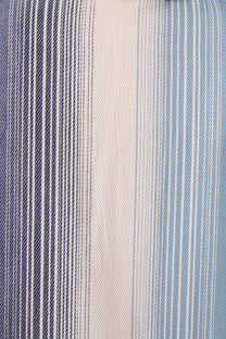Camicia in cotone a righe testurizzate dalla vestibilità comoda in tonalità blu freddo