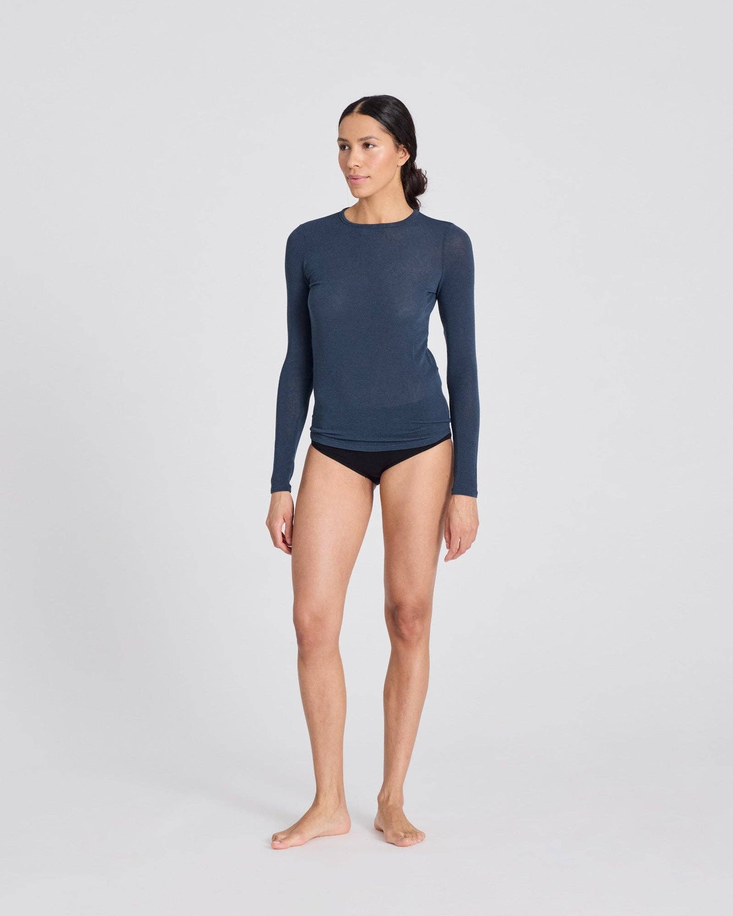 Maglia in lana Thyra blu denim
