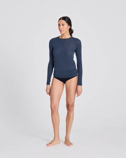 Maglia in lana Thyra blu denim