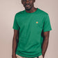 T-shirt Essential in Cotone Organico Verde Bosforo
