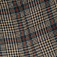 Pantaloni slim Principe di Galles con bottoni laterali