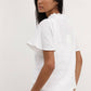 Blusa Tichka in cotone con laccetti e maniche a volant