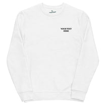 Felpa unisex in cotone biologico personalizzabile