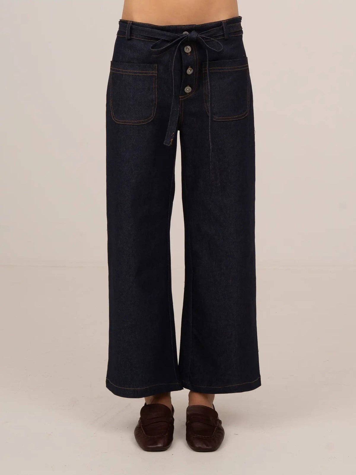Jeans in denim Nest a vita bassa