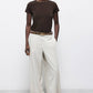 T-shirt basic in cotone a girocollo