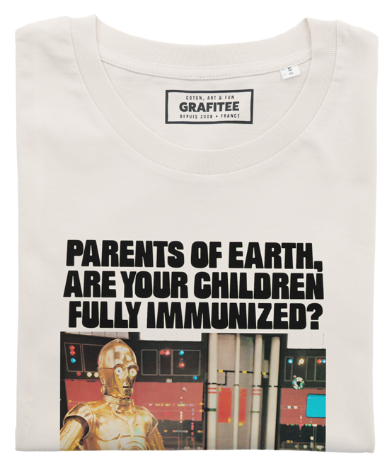 T-shirt unisex in cotone organico con stampa cinema