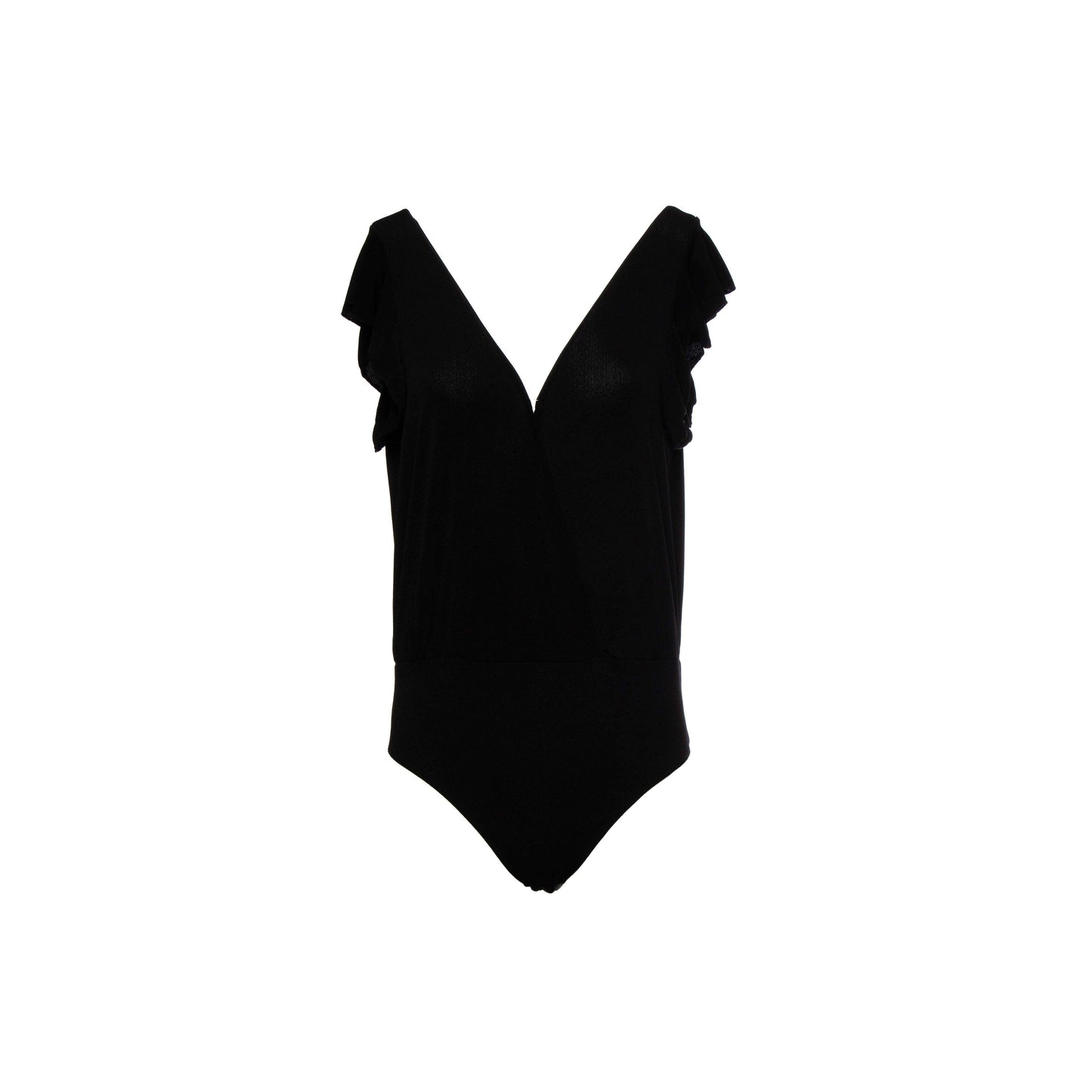 Body GUIMANOS con scollo a V in rete