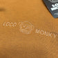 Felpa oversize Lazy marrone con cappuccio