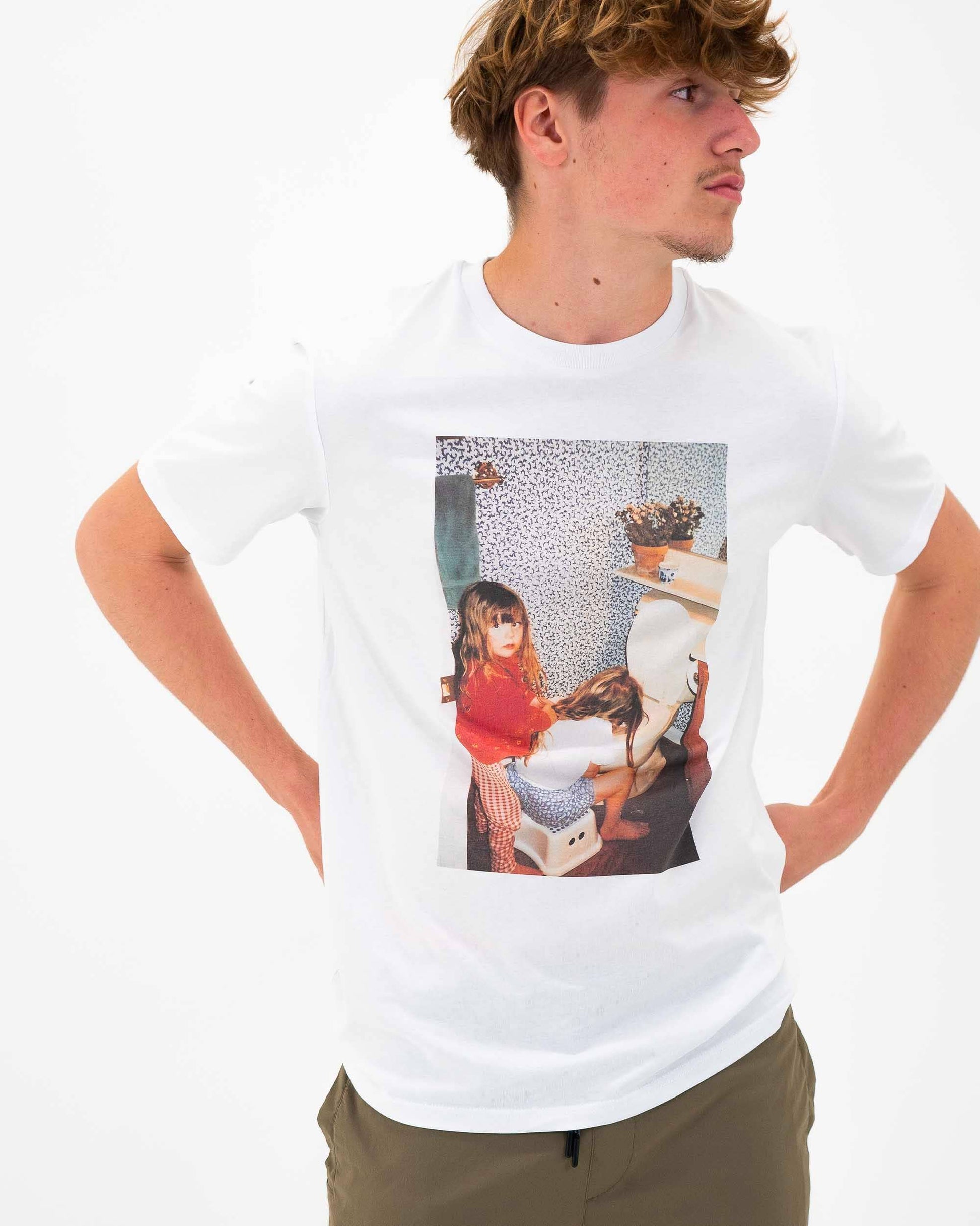 T-shirt unisex vintage BFF divertente