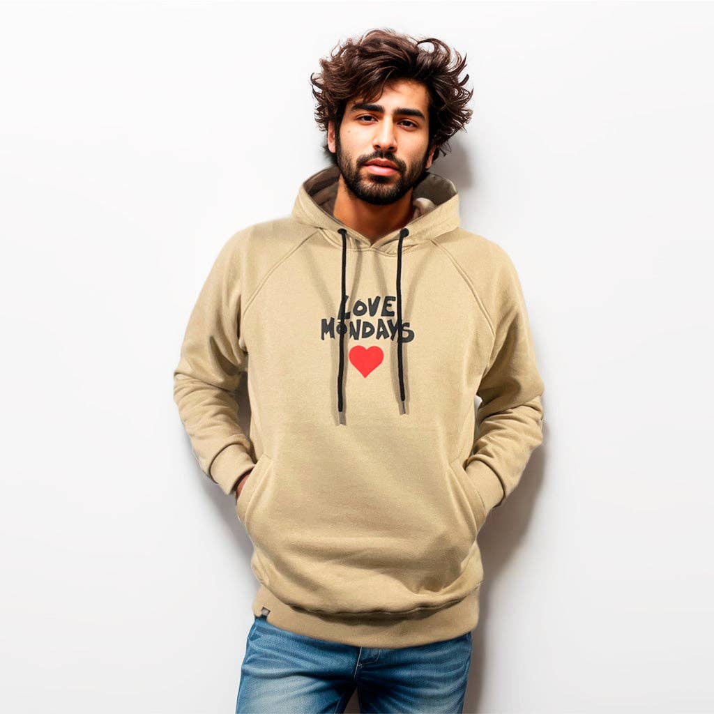 Felpa con cappuccio unisex Love Mondays
