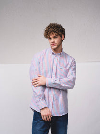 Camicia a righe regular fit