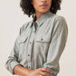 Camicia Lenon in chambray salvia