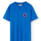 T-shirt oversize blu Follow the Sun