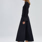 Blusa in maglia con maniche a balze in chiffon