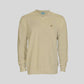Maglione girocollo spesso sfumato beige da uomo