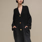 Cardigan cappotto in maglia oversize con bottoni