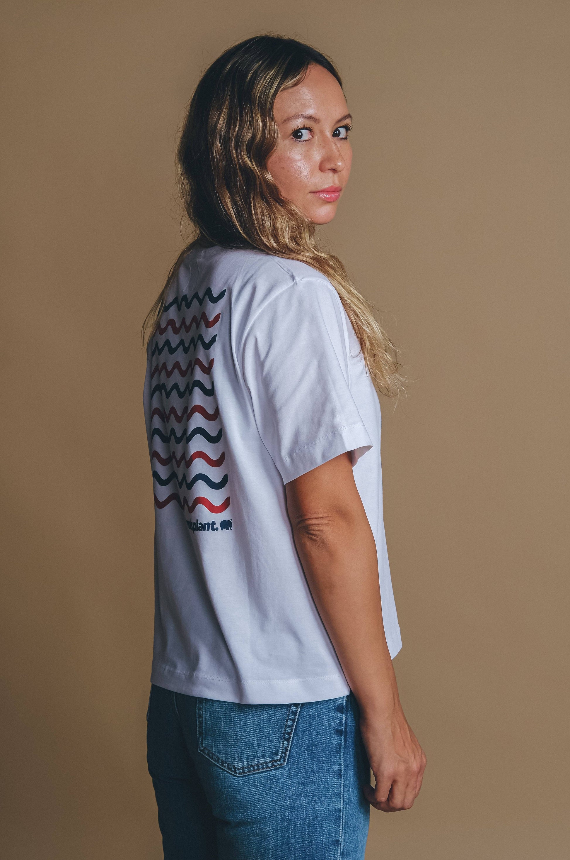 T-shirt donna Explanada in cotone biologico bianca