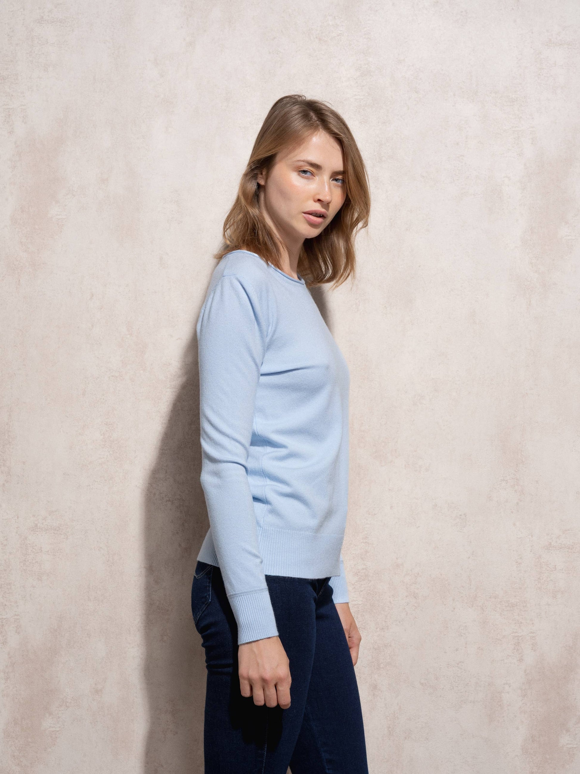 Maglione in maglia con lurex da donna