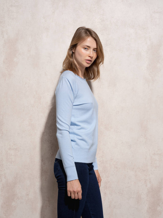 Maglione in maglia con lurex da donna