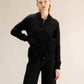 Giacca bomber in misto cashmere