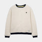 Felpa sherpa beige in poliestere riciclato
