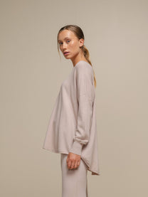Maglia donna oversize in viscosa e maglia leggera