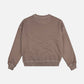 Felpa Oversize Pesante Donna Pigmentata Brindle