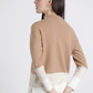 Maglia Nervo bicolore in lana e cashmere