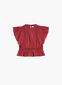 Blusa SaleK color ciliegia