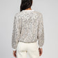 Maglione tricot con paillettes effetto glow
