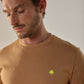 T-shirt Beau Pic in cotone biologico color rame