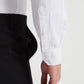 Camicia bianca slim fit effetto satinato easy iron