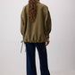 Giacca oversize con coulisse