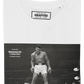 T-shirt vintage da boxe con stampa fotografica