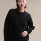 Maglione girocollo in misto baby alpaca