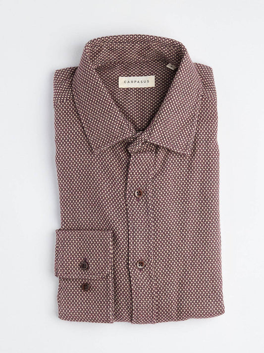 Camicia Lynx Bordeaux