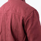 Sovracamicia in denim bordeaux